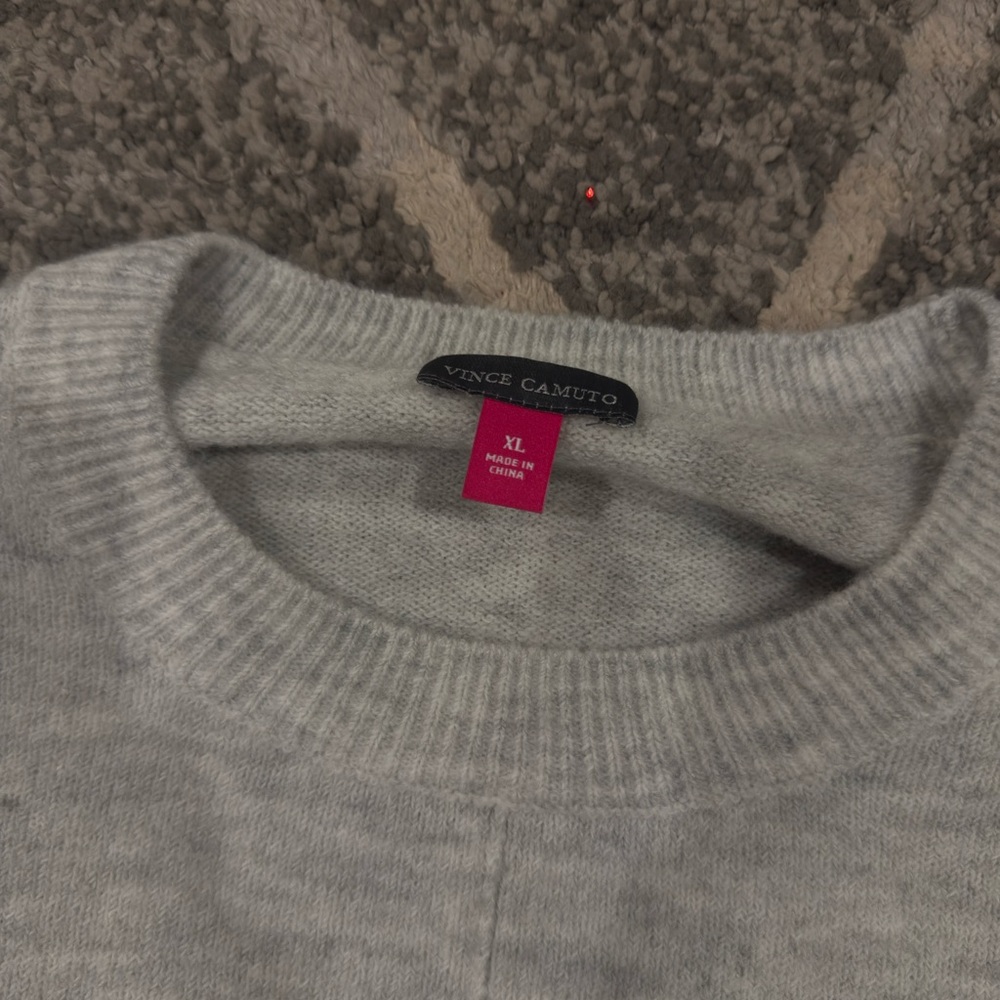 Vince Camuto Light Gray Women's Sweater - Picture 2 of 4